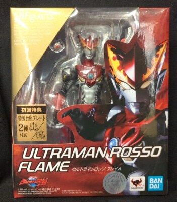 BANDAI SPIRITS SHFiguarts Ultraman R/B Ultraman Rosso Flame With The First Edition Bonus Item