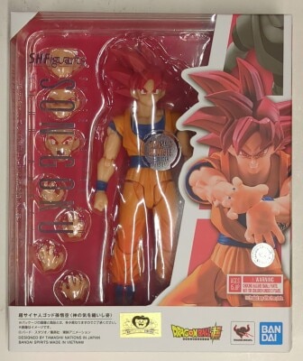 Bandai SH Figuarts Super Saiyan Son Son Goku(Form Clad in Divine Ki)