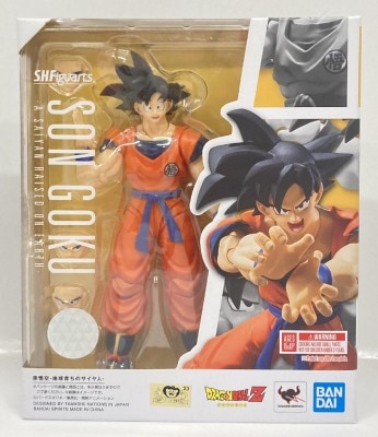 BANDAI SPIRITS SHFiguarts Son Goku -Saiyan raised on Earth- Blue Bandai version