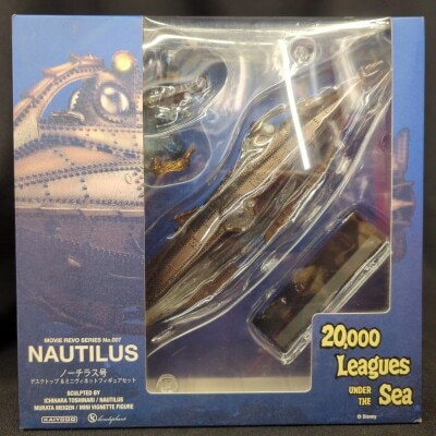 Kaiyodo MOVIE REVO Nautilus Desktop and Mini Vignette Figure set