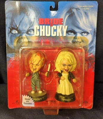 SIDESHOW LITTLE BIG HEADS CHUCKY / TIFFANY 2-piece set hình ảnh 1