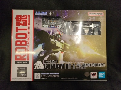 Bandai Spirits - The Robot Spirits<side ms=""> Mobile Suit Gundam 0080 War in the Pocket RX-78NT-1 Gundam NT-1 & Chobham Armor ver. ANIME 337 </side> 画像 1