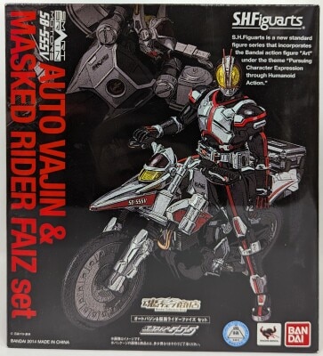 Bandai SH Figuarts Kamen Rider Faiz Autobajin and Faiz set gambar 1