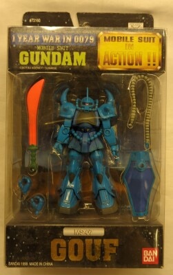 Bandai MS in ACTION!!/MIA Mobile Suit Gundam MS-07 Gouf