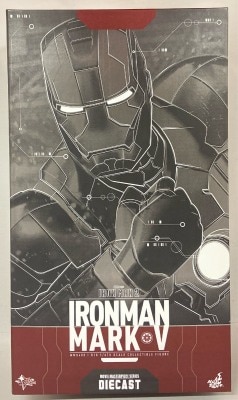 HOTTOYS MOVIE MASTERPIECE DIECAST IRON MAN MARK 5 / DIECAST 400D18 image 1