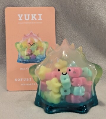 POPMART TRANSPARENT FIGURE/SERIES 1 Rainbow transparent series YUKI(Rainbow star) รูปภาพ 1