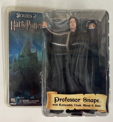 NECA WITH REMOVABLE CLOAK WAND & BASE REELTOY PROFESSOR SNAPE SERIES 2 Bild 1