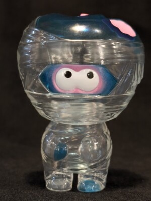MEDICOMTOY VAG series 41 HUMAN ROBOT TOYS Yummy Mummy Clear x Clear Blue Bild 1