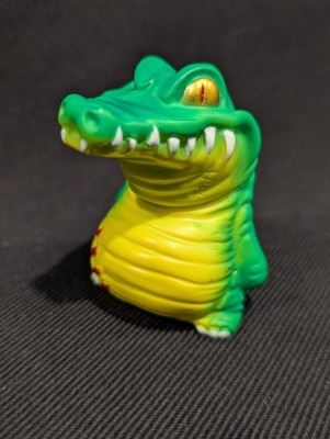 TOY'S KING Capsule Toy Collection series 03 Green/Yellow Man-eating Crocodile PUCHI Kuro-chan Bild 1