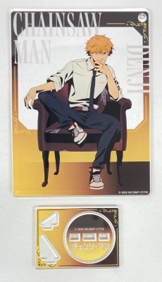 Nippon TV Service Original Illustration Trading Square Acrylic Stand : Denji