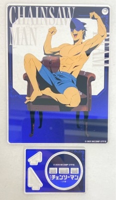 Nippon TV Service Original Illustration Trading Square Acrylic Stand Beam