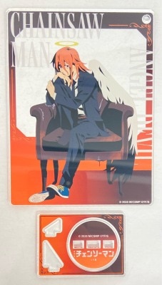 Nippon TV Service Original Illustration Trading Square Acrylic Stand: Angels and Demons