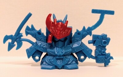 Bandai SD Gundam SDR SPECIAL RR026 Kouryuu Gundam Blue color/Red Plastic Parts