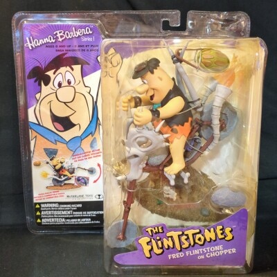 McFARLANE TOY SERIES ONE / HANNA BARBERA FRED FLINTSTONE ON CHOPPER
