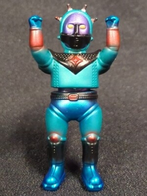 MEDICOMTOY VAG SERIES 41 ZOLLMEN Space Guy 56 Black x Metallic Green