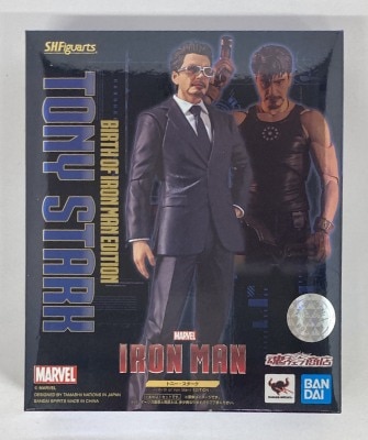 BANDAI SPIRITS SHFiguarts IRON MAN Tony Stark Birth of Iron Man EDITION gambar 1