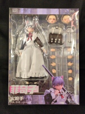 HASUKI 1/12 Scale action Figure Pocket Art Maid gun FKEY PA010 รูปภาพ 1