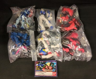 Bandai MS Selection 10 Mobile Suit Gundam Complete 6 Type Set MS Selection 10