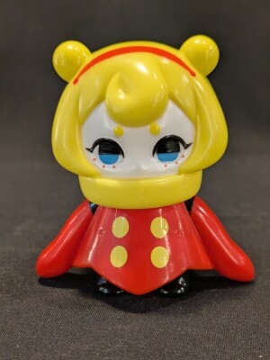 MEDICOMTOY VAG series SPECIAL HAKURO Denshiko Octopus Cyborg 009 60th Anniversary ver. Yellow Hair x Red