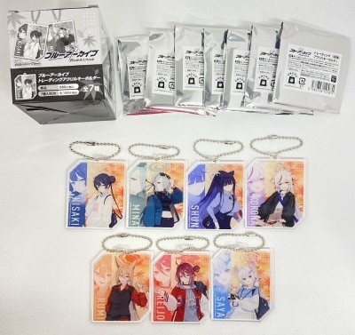 MAGES./Ryokuyosha Trading Acrylic Key Holder Blue Archive Complete 7 Type Set