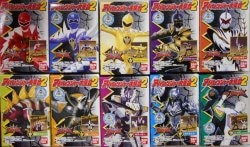 Bandai Abaranger large Meeting 2 Bakuryuu Sentai Abaranger Complete 10 Type Set Abaranger large Meeting 2 Bild 1
