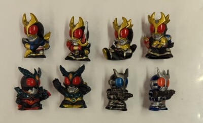 Bandai Soft Vinyl Collection 6 / Kamen Kamen Rider Agito Complete 8 Piece Set