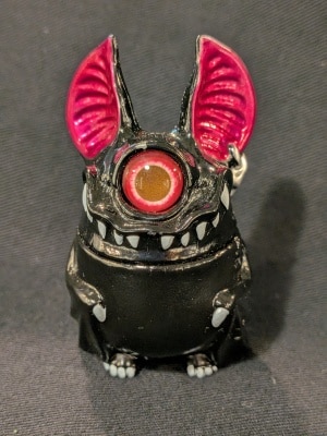 SO-TA Monocular Bat Ivy EYEBAT BEAST KAGEMARU DESIGNS Black Body Pink image 1