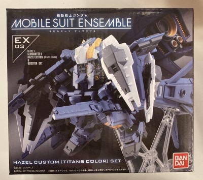 Bandai MOBILE SUIT ENSEMBLE Mobile Suit Zeta Gundam Hazel Custom (Titans Color) set EX03 image 1