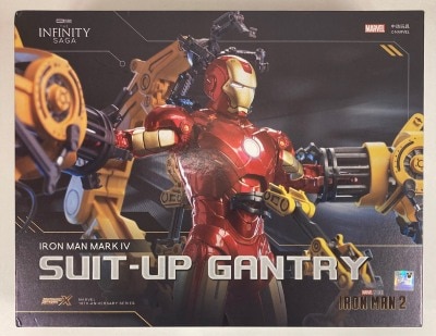 Nakado Toys INFINITE ACTION X / MARVEL 10TH ANNIVERSARY THE INFINITY SAGA IRON MAN MARK IV / SUIT UP GANTRY 1/10 Scale