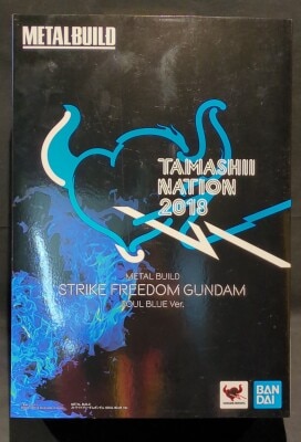 BANDAI SPIRITS METAL BUILD Mobile Suit Gundam SEED DESTINY Strike Freedom Gundam SOUL BLUE Ver. Bild 1