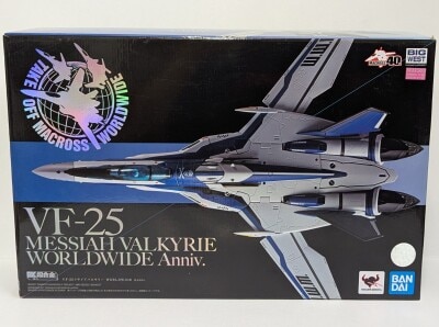 반다이 DX 초합금 VF-25 메사이어 발키리 WORLDWIDE Anniv.