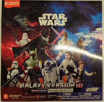 BLOKEES Poseable Model Kits STAR WARS GALAXY VERSION 02 1BOX
