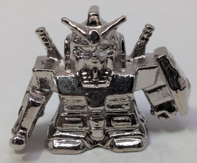Bandai Gashapon Senshi Diecast Gunkeshi Mobile Suit Gundam RX-78-2 Gundam (SILVER) 圖片 1