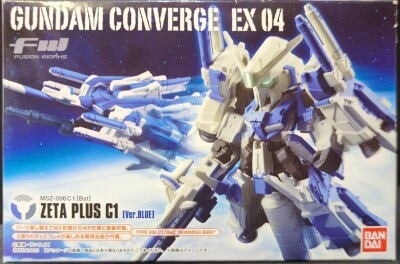 BANDAI FW GUNDAM CONVERGE Gundam Sentinel Zeta Plus C1Bst Hummingbird ver. Blue EX04