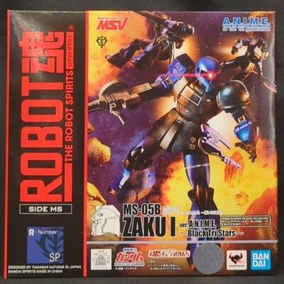 Bandai Spirits - The Robot Spirits<side ms=""> Mobile Suit Gundam Old Zaku ver.ANIME Black Tri-Stars SP </side> รูปภาพ 1