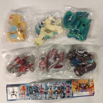 Bandai Bullmark Soul 03 Ultraman/Ultra Q Complete 6 Type Set/ Bullmark Soul 03 Set