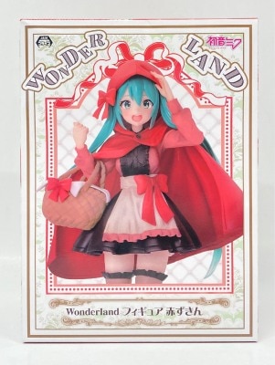 Taito WONDER LAND Hatsune Miku Figure Little Red Riding Hood Resale Version image 1