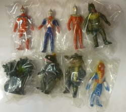 Bandai Ultraman Sofubi-dou Part 2 Ultraman Complete 8 Piece Set Part 2