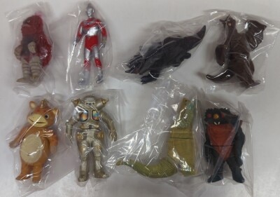 Bandai Ultraman Soft Vinyl Road Part 3 Complete 8 Piece Set
