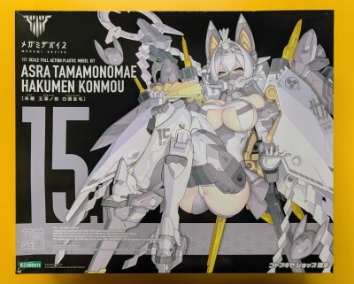 Kotobukiya Megami Device Shura Tamamo no Mae White Face Gold Hair/Bonus Item Parts Included KP719
