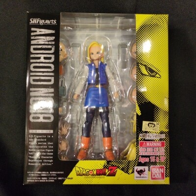 Bandai SHFiguarts Dragon Ball Z Android #18 Tamashii Web Limited Edition image 1