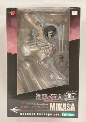 Kotobukiya ARTFX J Mikasa Ackerman Renewal package Ver. (Re-release)