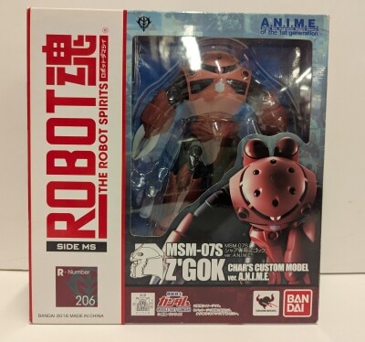 Bandai Robot Spirits<side ms=""> Mobile Suit Gundam MSM-07S Char's Z'Gok ver. ANIME 206 </side> image 1