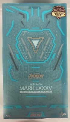 HOTTOYS MOVIE MASTERPIECE DIECAST IRON MAN MARK 85 / HOLOGRAPHIC VERSION MMS646