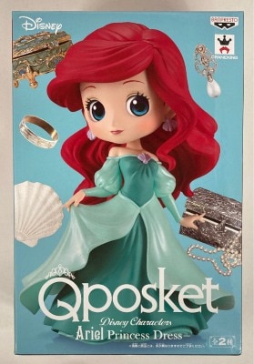Banpresto - Q Posket Disney Characters Ariel Princess Dress Ariel Princess Dress Normal Color