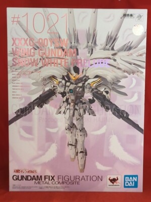 Bandai Spirits GUNDAM FIX FIGURATION METAL COMPOSITE Mobile Suit Gundam Wing Frozen Teardrop Wing Gundam Snow White Prelude #1021