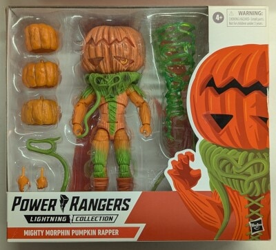 HASBRO LIGHTNING COLLECTION SABAN'S POWER RANGERS MIGHTY MORPHIN PUMPKIN RAPPER