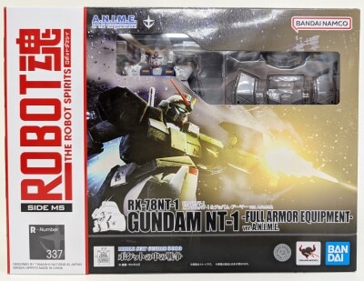 Bandai Spirits - The Robot Spirits<side ms=""> Mobile Suit Gundam 0080 War in the Pocket RX-78NT-1 Gundam NT-1 & Chobham Armor ver. ANIME 337 </side>