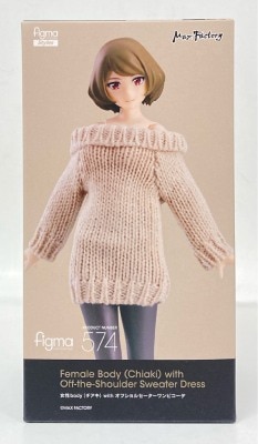 Max Factory Figma female body (Chiaki) with off-shoulder sweater dress image 1