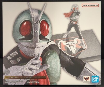 Bandai Spirits SHFiguarts Shinkocchou Seihou Kamen Rider Kamen Rider New No. 1 Glorious Showa Rider Edition (First edition base stand Base Included) image 1